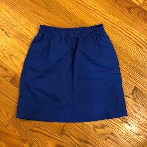 Cobalt Blue J Crew Sidewalk Skirt